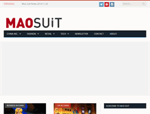 Tablet Screenshot of maosuit.com